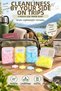 Leaf Paper Soap 4 Pieces – Disposable Portable Soap – Travel, Camping, and Daily Use - 5