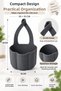 Bathroom Organizer Hanging Faucet Rack Sponge Detergent Organizer Sink Side Basket - 3