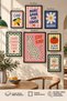 7-Piece Frame-Looking Modern Painting Set |   Retro & Pop Art |   Motivational Written |   Living Room, Office, Kitchen and Study Room Wall Decoration