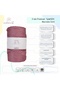 Premium Glittery 3mm - 250 Gr Polyester Macrame Rope Dried Rose 230 m Polyester Macrame Rope Supla Rope and Bag Thread - 3