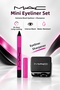 24-Hour Long-Lasting Intense Black Waterproof Kajal Eyeliner and Dual Chamber Sharpener Set