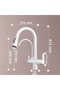 Kitchen Sink Faucet with Dual Flow Water Purification Outlet, New Design, Matte White Color, Imported, 7 Years Warranty - 5