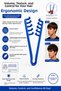 Ognami3D 3D Printing Wide Tooth Hair Styling Comb Ergonomic Comb - 4