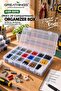 28 Compartments Transparent Organizer Box with Lid Multi-Purpose Organizer Storage Box - 4