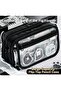 Large Capacity Transparent Compartments Simple Design Pencil Case Pen Holder School Cosmetic Organizer - 2