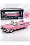 1959 Cadillac Eldorado Biarritz 1:24 Pink Diecast Metal Convertible Model Car 24 cm - 2