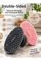 Double Sided Silicone Scalp Massage and Shampoo Brush Hair Body Care Brush