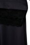 Antrasit Oversize/Geniş Kalıp Kapüşonlu Boru Paça Örme Tesettür Alt - Üst Takım TCTAW27AU00002 - 6