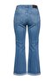 Premium Mavi Orta Esnek Düşük Bel İspanyol Paça Flare Jeans TWOAW27JE00204 - 3