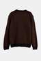 Brown Regular Cut Stitched Detail Knitwear Sweater Tmnaw27Kz00013 - 9