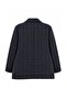 Gri Özel Koleksiyon Antrasit Ekoseli/Kareli Oversize Dokuma Blazer Ceket Blazer Ceket TBBAW27AG00013 - 4