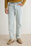 Açık Mavi Erkek Baggy Fit Jeans Kot Pantolon TMNAW24JE00027