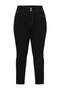 Siyah Yüksek Bel Esnek Skinny Büyük Beden Jeans TBBAW27CJ00041 - 5