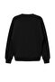 Black-Burgundy 2-Pack Oversize Cut Basic Thick/Fleece-Lined Knitted Sweatshirt Twoaw24Sw00102 - 2