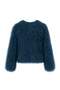 Lacivert Oversize Kalıp Suni Kürk Mont TWOAW27MO00054 - 11