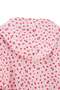 Pink Floral Hooded Soft Touch Knitted Pajamas Set Thmaw27Pt00158 - 3