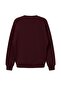 Black-Burgundy 2-Pack Oversize Cut Basic Thick/Fleece-Lined Knitted Sweatshirt Twoaw24Sw00102 - 4