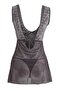 Gray Thin Straps Glittering Lace 2-Piece Dressing Gown Tulle Babydoll Thmaw27Ll00021 - 4