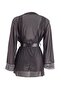 Gray Thin Straps Glittering Lace 2-Piece Dressing Gown Tulle Babydoll Thmaw27Ll00021 - 6