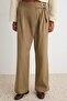 Mink Belted Wide Leg Trousers Twoaw27Pl00088 - 3