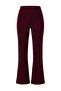 Bordo Soft/Yumuşak Dokunuşlu Fitted/Vücuda Oturan İspanyol Paça Örme Alt - Üst Takım TWOAW27AU00115 - 4