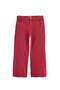 Burgundy Stretch Fabric Girls' Wide Leg Jean Trousers Tkdaw27Je00003 - 8