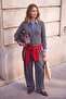 Wardrobe Essentials Antrasit Alpaka Yünlü Basic Triko Hırka TWOAW27HI00142 - 3