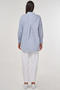 Embroidery Appliqued Cotton Tunic Indigo - 5