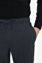 Men's Anthracite Non-Iron Non-Marking Tie-Waist Jogger Pants Slim Fit - 6