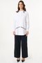 Lace Trimmed Cotton Tunic Optical White - 4