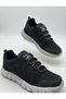 Men's Non-Yellowing Sole Imported Suede Sneaker Shoes-Black White - 4