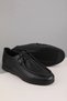 Women's Genuine Leather Moccasin Golf Model Women's Shoes Hl.33401 Black - 2