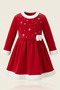 Girl's Dress Christmas Printed - 5