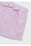 Girl's 2-Piece Striped and Ruffle Shorts Set Pink - 4