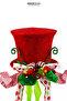 Christmas Ornament Elf Standing Top Hat Red 40 cm - 2