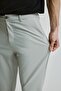 Tailored Regular Fit Short Leg Stretch Fabric Technical Trousers F1672Ax25Au - 2