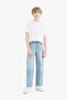 Wide Leg Fit Comfortable Wide Leg Jean Trousers for Boys D6844A825Sm - 2