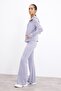 Stretch Fabric Airtech Flare Fit High Waist Waist-Hugging Sports Pants C9192Ax26Au - 2