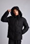 Fit Water Repellent Slim Fit Hooded Zipper Closure Pocket Silk Fabric Coat Coat A3519Ax24Wn