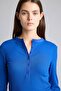 Fitted Basic Ribbed Camisole Long Sleeve Henley Collar Basic T-Shirt I5711Ax26Au