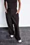 Wide Leg Pocketed Wide Leg Long Length Sports Brown Trousers H1994Ax26Au - 4