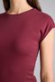 Slim Fit Crew Neck Basic Plain Modal Short Sleeve T-Shirt I6643Ax26Au - 4