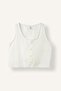 100% Cotton Buttoned Sleeveless Blouse Girls E6547A825Sm