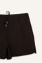 Standard Fit Elastic Waist Sportsman Short Leg Brown Shorts H1992Ax26Au - 7