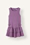 Checkered Sleeveless Ruffle Dress Girls I4389A826Au - 7