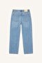 100% Cotton Baggy Fit Jean Trousers E8421Ax25Au - 7