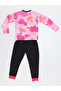 Retro Batik Girl's T-Shirt Trousers Set - 4