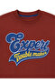 Boy's Oversize Burgundy Sweatshirt – College School Style (Ages 6-11) - 7