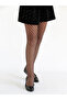 Girl's Mesh Polyamide Black Pantyhose 11-12 Years Old - 2