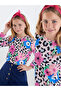 Floral Leopard Girl's Sweatshirt